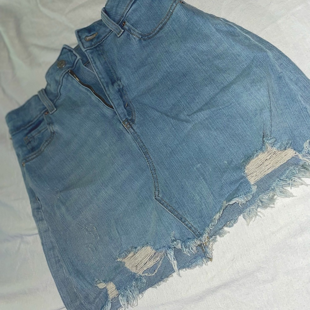 Wild Fable ripped Jean skirt
